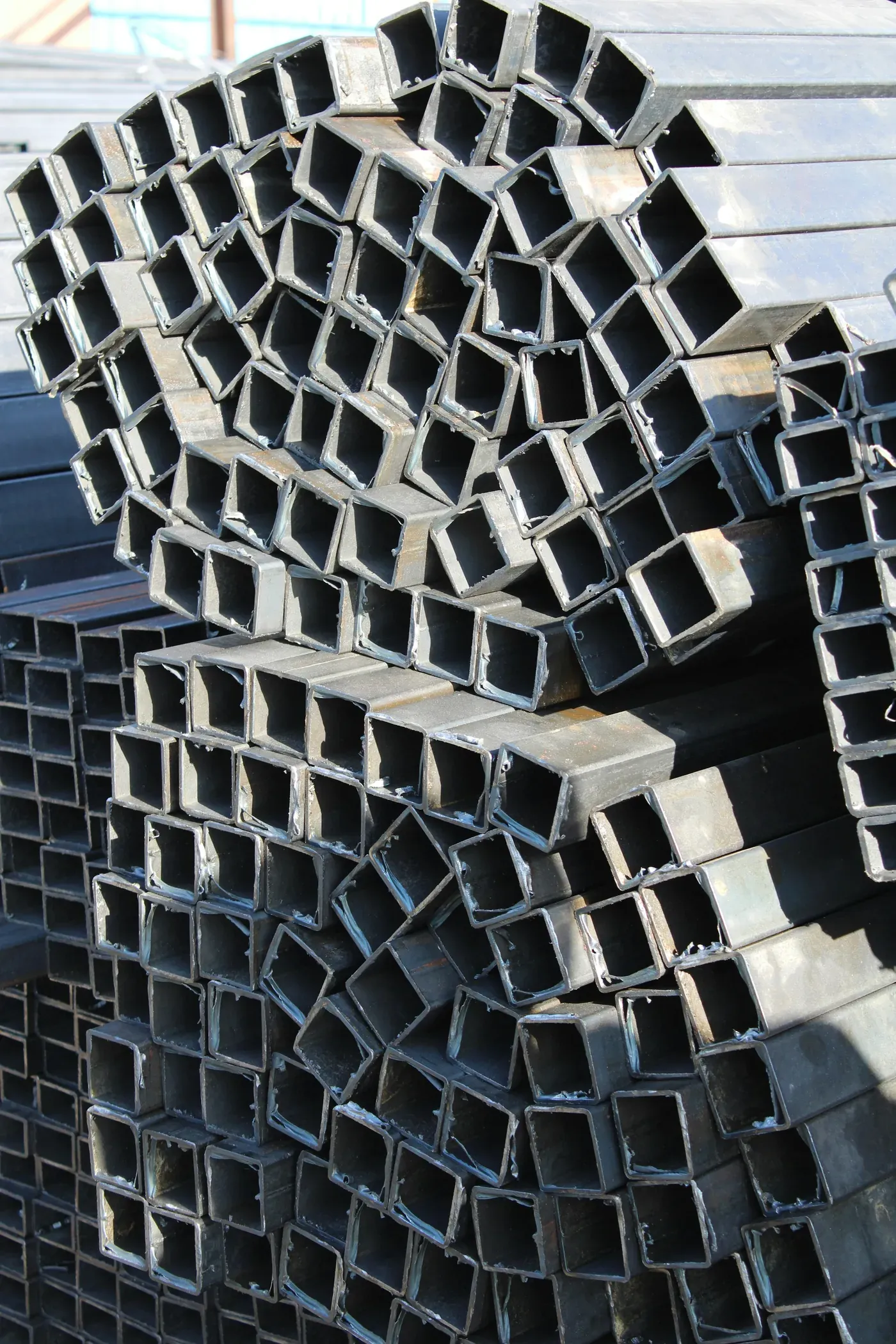 Square & Rect Pipe — hr tubes stacked